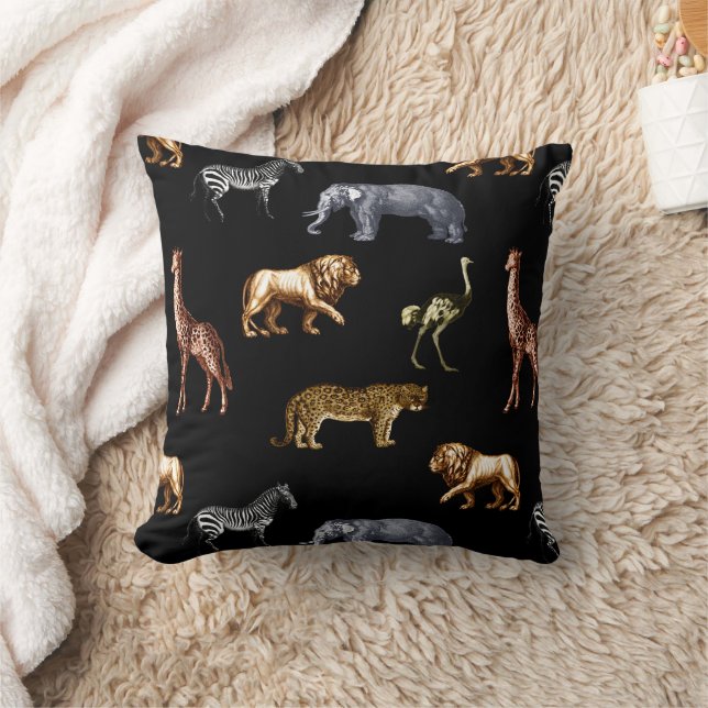 African Animals Cushion (Blanket)