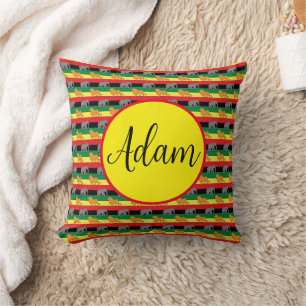 African Animals Personalised Throw pillow