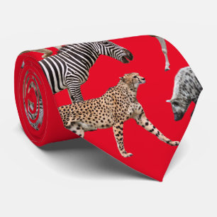 African Animals Tie