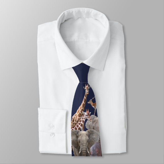 African Animals Tie (Tied)