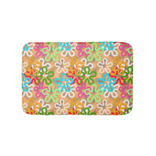 African Ankara Pattern Design  Bath Mat