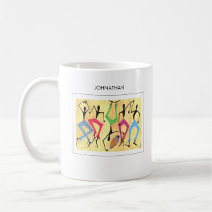 African Art, Awesome Acrobatic Dance Morning Coffee Mug