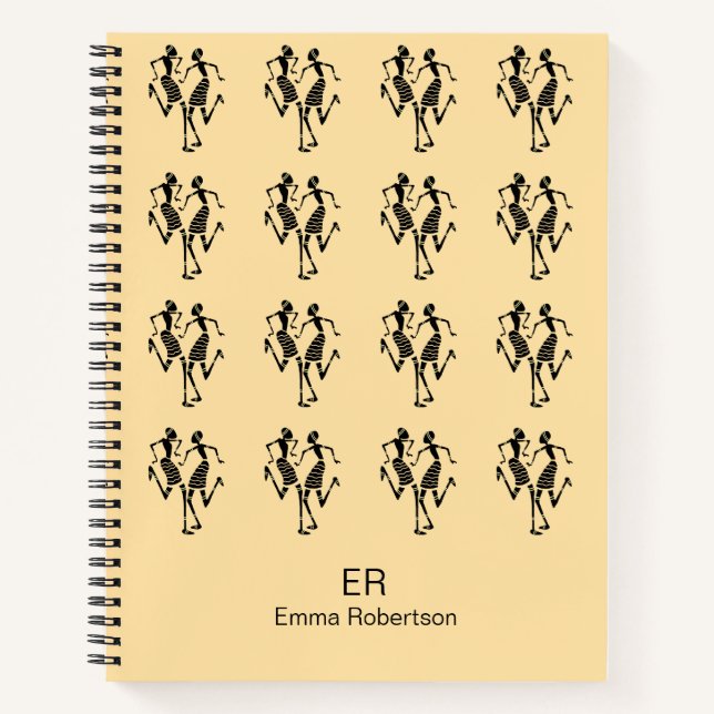 African Art, Awesome Dance Party Notebook (Front)