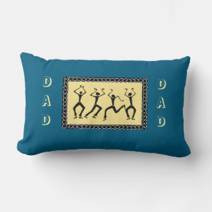 African Art Awesome Party Dance Lumbar Cushion