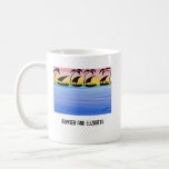 African Art Bride and Groom Sailing Coffee Mug<br><div class="desc">This African Art 'Honeymoon Sailing' design features peaceful and romantic sailing,  this coastal sailing inspires love and treasurable memories.</div>