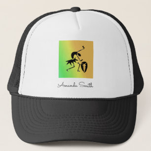African Art, Colourful, Awesome Silhouette Dancer Trucker Hat