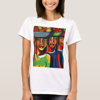 African Art Colourful Continent T-Shirt