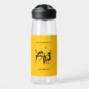 African Art, Cute and Funny Moonlight Dance Water Bottle