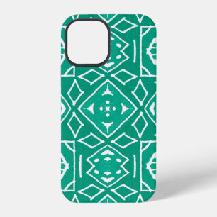 African Art Drawing. Tribal print. Ikat Chevron Cl iPhone 12 Case