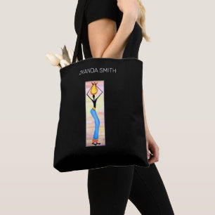 African Art, Elegant Woman, Coconut Oil Seller Tote Bag