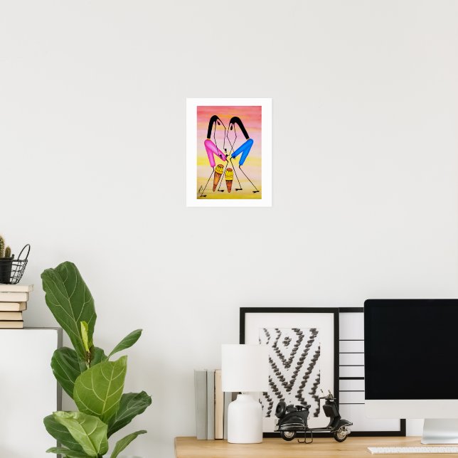 African Art, Master Drummers Poster (Home Office)