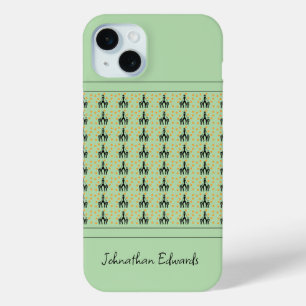 African Art. Silhouette Celebration iPhone 15 Mini Case