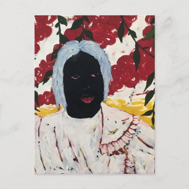 African Art Tapestry Postcard (Front)