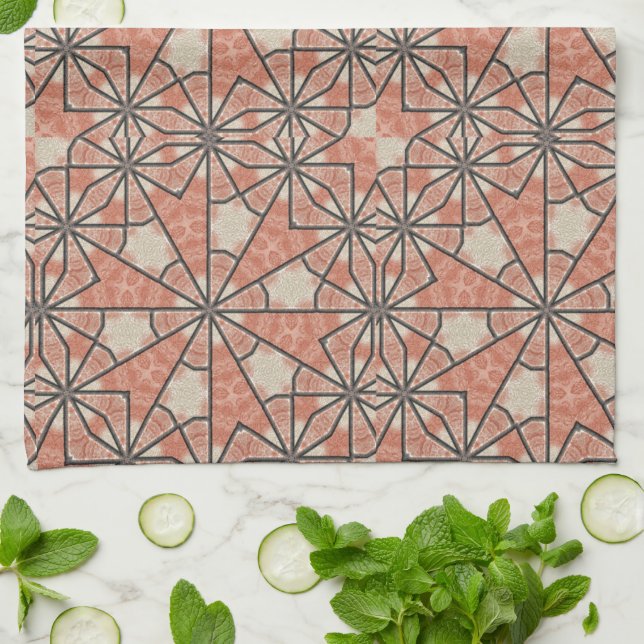 African Art Tea Towel (Folded)