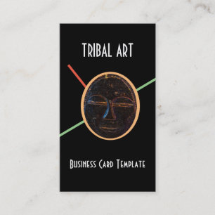 African Art Tribal Business Card