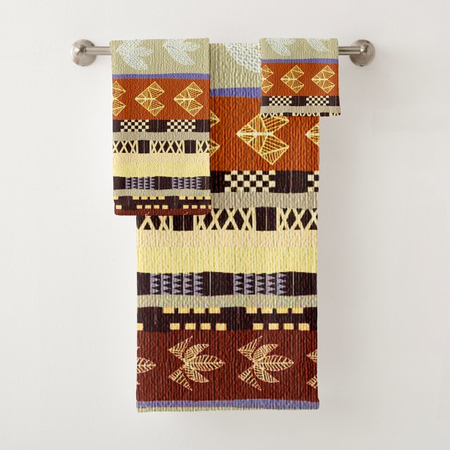 “African Artistry for Your Home” Bath Towel Set (Creator Uploaded)