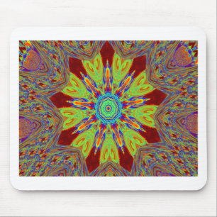 African Asian European ethnic pattern Mouse Pad