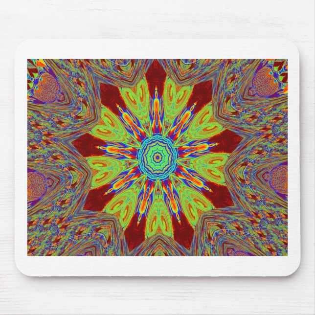 African Asian European ethnic pattern Mouse Pad (Front)
