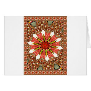 African Asian traditional edgy pattern