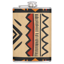 African background in warm colours