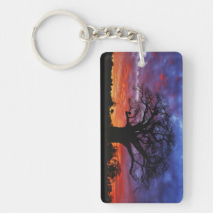 African baobab tree, Adansonia digitata, 2 Key Ring