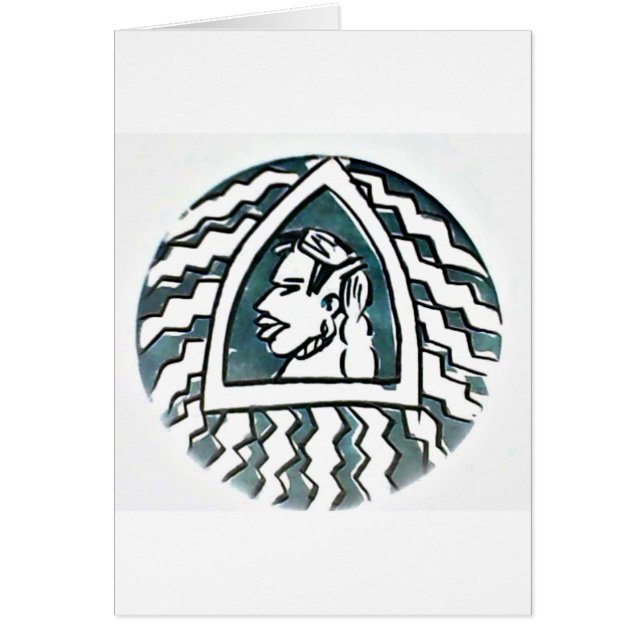 African Beauty Bongo Maasai Portrait Tribal Art  (Front)