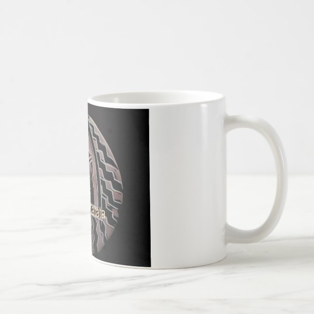 African Beauty: Bongo Maasai Portrait Tribal Art Coffee Mug (Right)