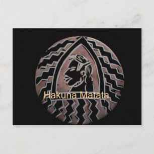 African Beauty: Bongo Maasai Portrait Tribal Art Postcard