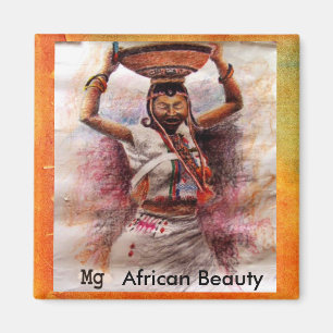 African Beauty Magnet