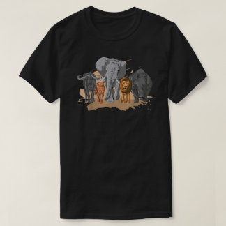African Big Five Design African Animal Safari Anim T-Shirt