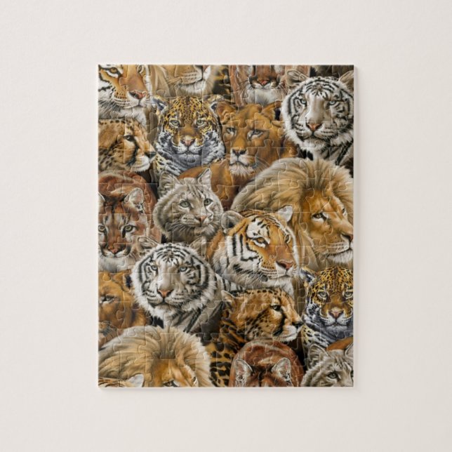 African Bigcats Jigsaw Puzzle (Vertical)