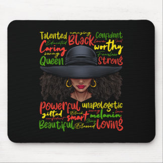 African Black History African American Ladies June Mouse Pad