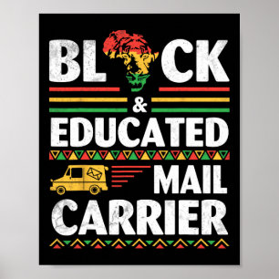 African Black History Month Black And Educated Mai Poster