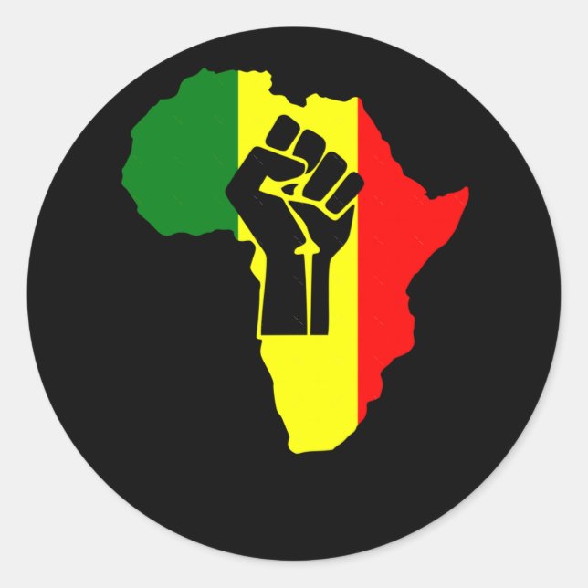 African Black Power #2 Sticker  (Front)