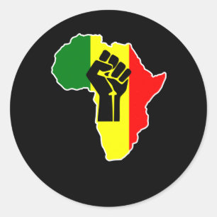 African Black Power Sticker