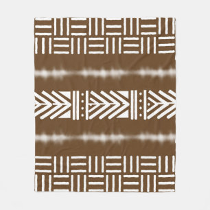 African Bogolan Decorative Blanket