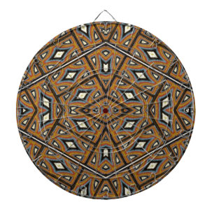 African Bricks Kaleidoscope Dartboard