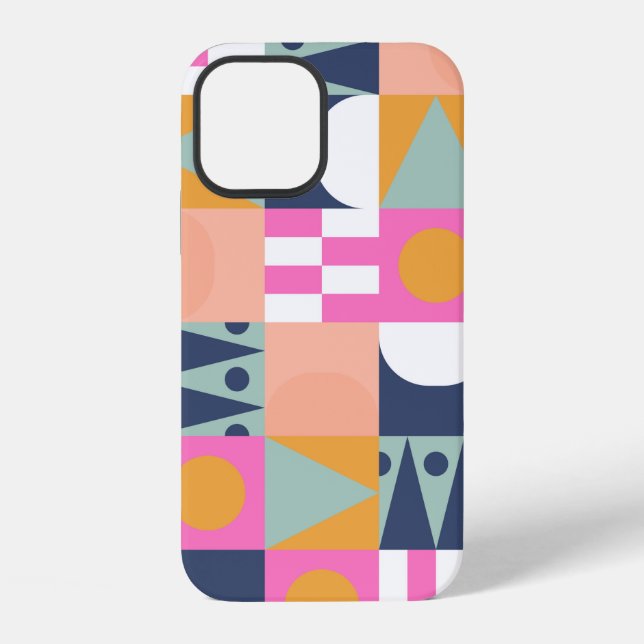 African bright colour block seamless pattern. Geom iPhone Case (Back)