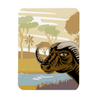 African Buffalo Katavi National Park Tanzania WPA Magnet