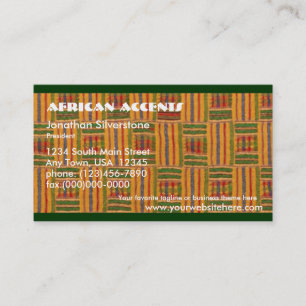 African Business Cards