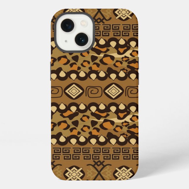 African cheetah skin pattern 2 iPhone case (Back)