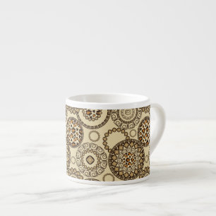 African cheetah skin pattern 3 espresso cup