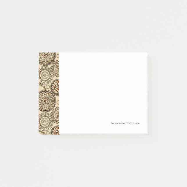 African cheetah skin pattern 3 post-it notes (Front)