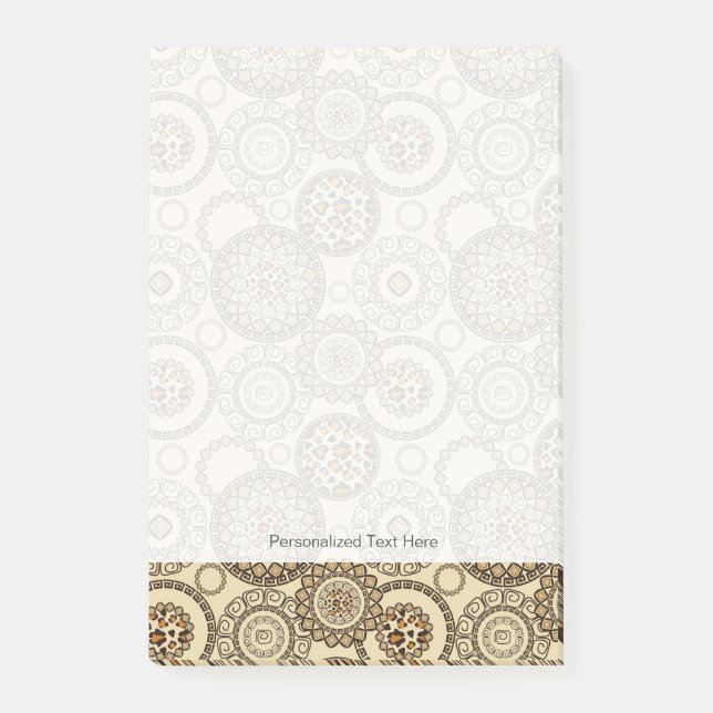 African cheetah skin pattern 3 post-it notes (Front)