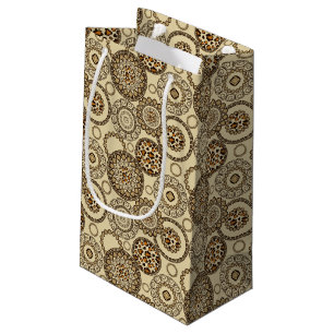 African cheetah skin pattern 3 small gift bag