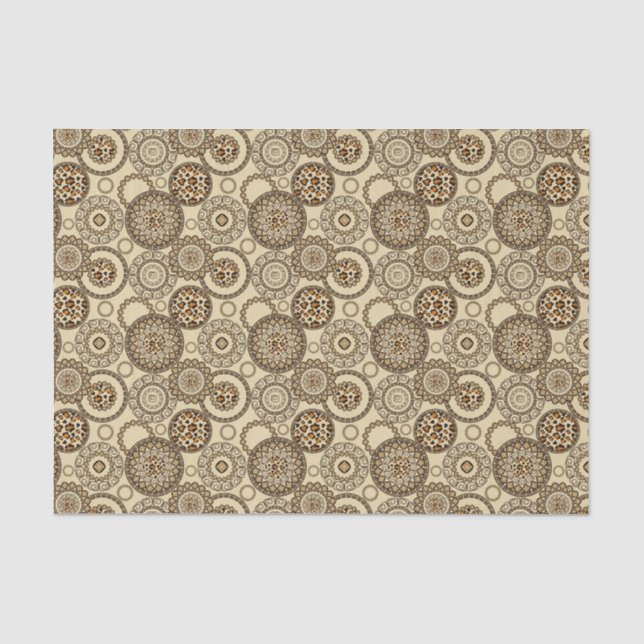 African cheetah skin pattern 3 tissue paper (Front)