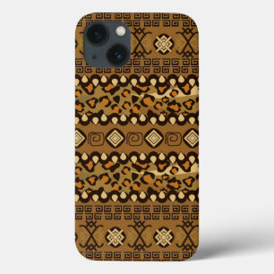 African cheetah skin pattern iPhone 13 case