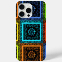 African Chequered Pattern Art Print