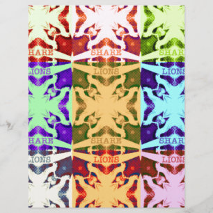 African Chequered Pop art Culture colourful patter