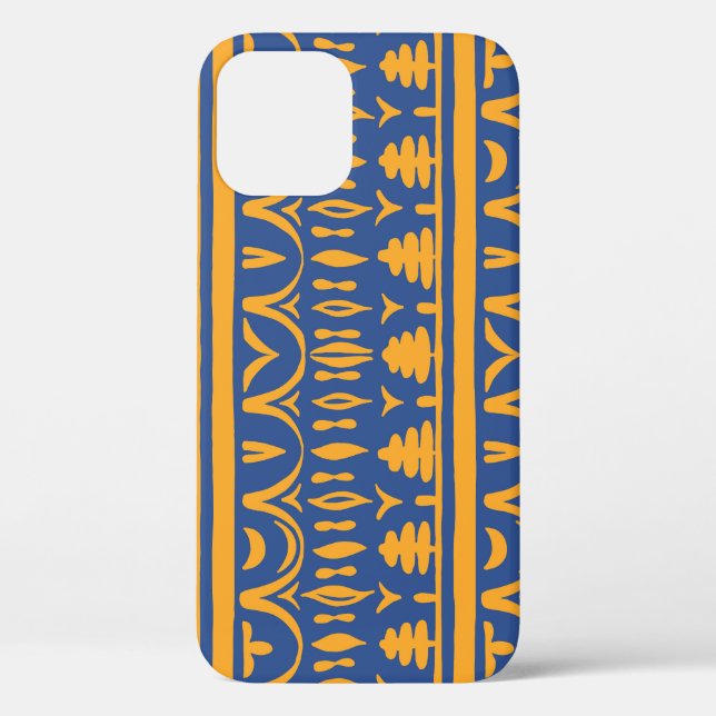 African Chevrons: Ethnic Tribal Pattern Case-Mate iPhone Case (Back)